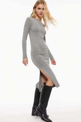 Robe fourreau - Gris