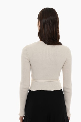 Pull portefeuille - Ecru