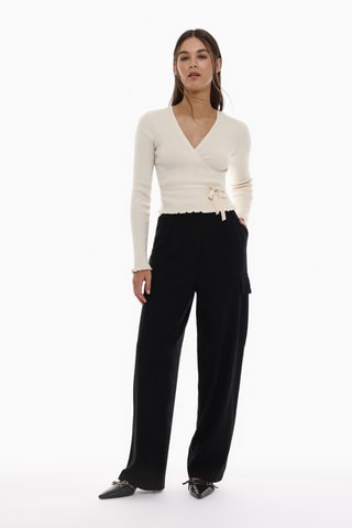 Pull portefeuille - Ecru