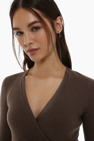 Pull portefeuille - Marron foncé