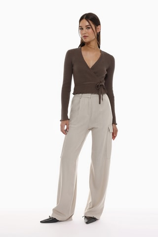 Pull portefeuille - Marron foncé