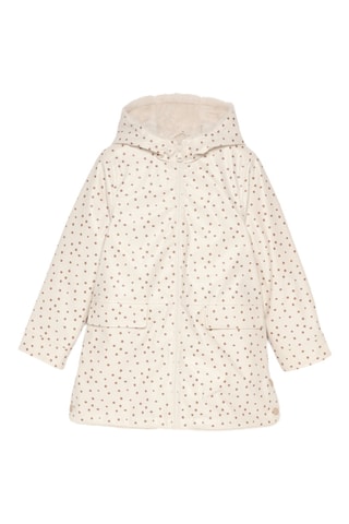 Imperméable à capuche - Ecru