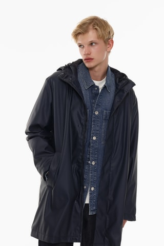 Parka à capuche - Bleu marine