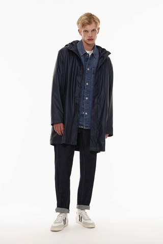 Parka à capuche - Bleu marine