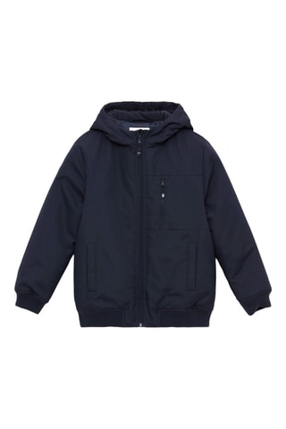 Bomber à capuche - Bleu marine