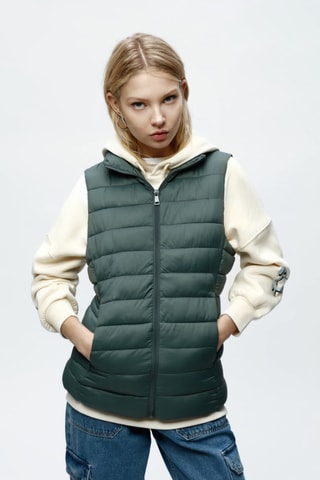 Doudoune sans manches - Kaki