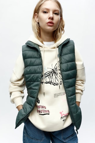 Doudoune sans manches - Kaki