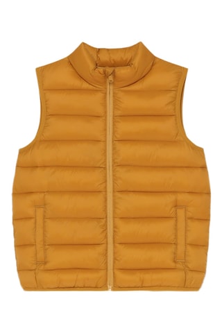 Doudoune sans manches - Moutarde