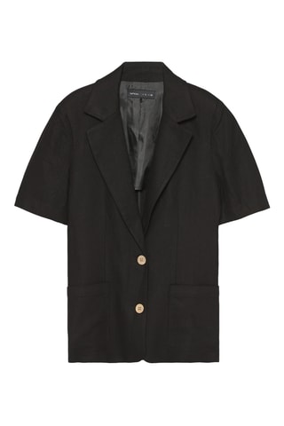 Veste en lin - Noir