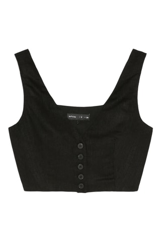 Gilet sans manches et short - Noir