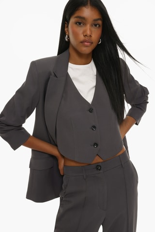 Gilet de costume - Gris foncé