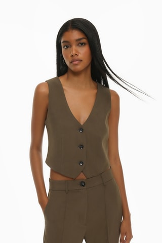 Gilet de costume - Marron