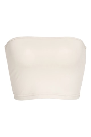 Crop top bustier - Blanc