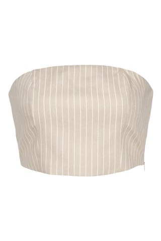 Crop top bustier - Beige