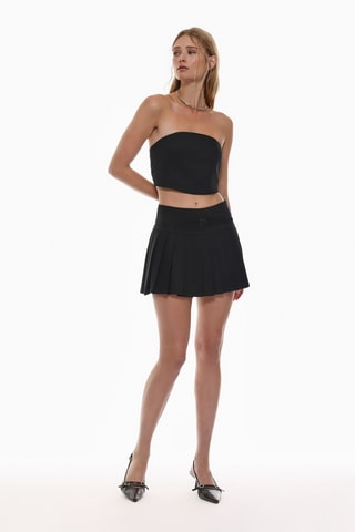 Crop top bustier - Noir