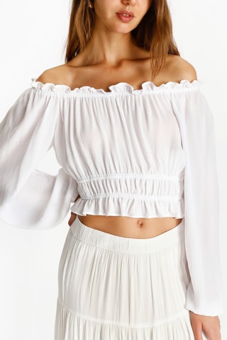 Crop top - Blanc