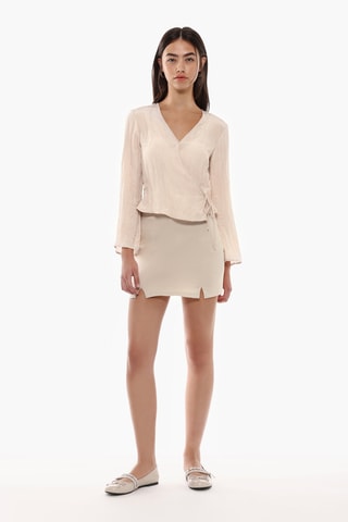 Blouse - Beige clair