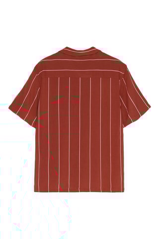 Chemise - Rouge brique et blanc