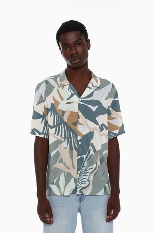 Chemise - Gris et écru