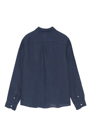 Chemise en lin - Bleu marine