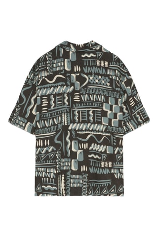 Chemise - Noir et bleu-gris