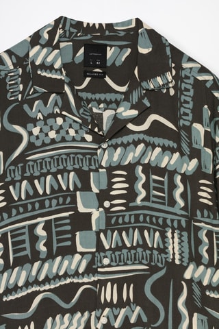 Chemise - Noir et bleu-gris