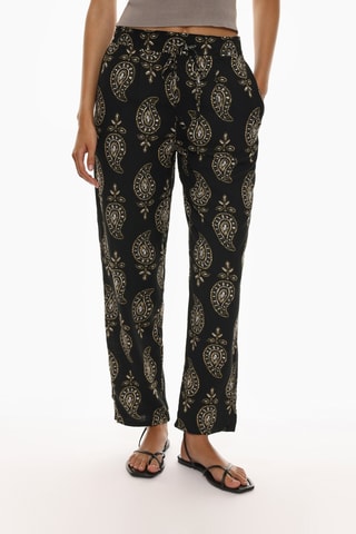 Pantalon - Noir et beige