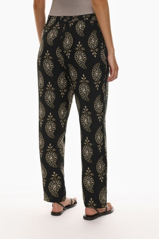 Pantalon - Noir et beige