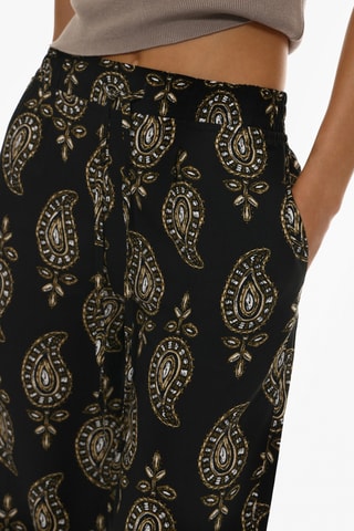 Pantalon - Noir et beige