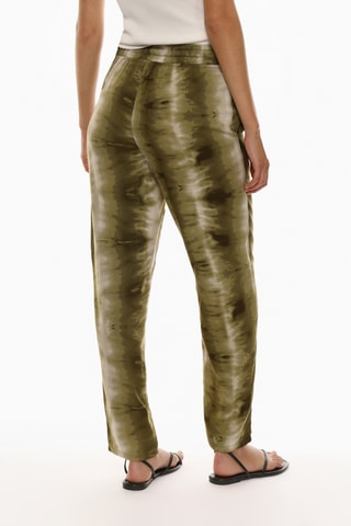Pantalon tie and dye - Kaki et écru