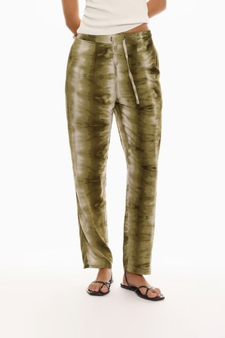Pantalon tie and dye - Kaki et écru