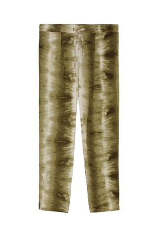 Pantalon tie and dye - Kaki et écru