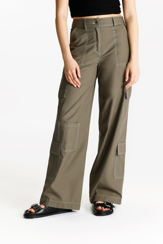 Pantalon cargo - Kaki