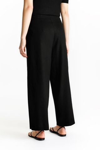 Pantalon en lin - Noir