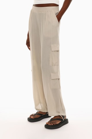 Pantalon cargo - Ecru