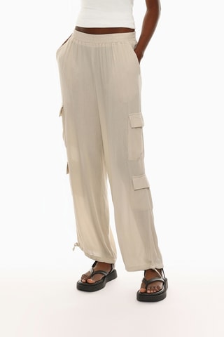 Pantalon cargo - Ecru
