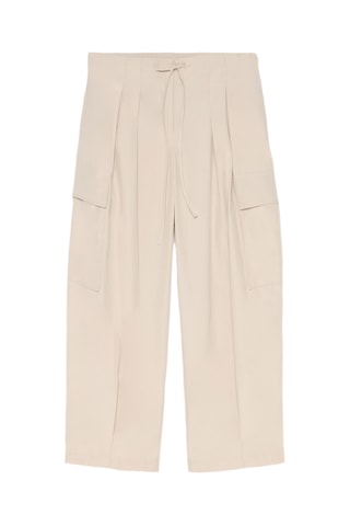 Pantalon cargo - Beige clair