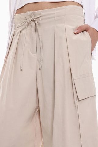 Pantalon cargo - Beige clair