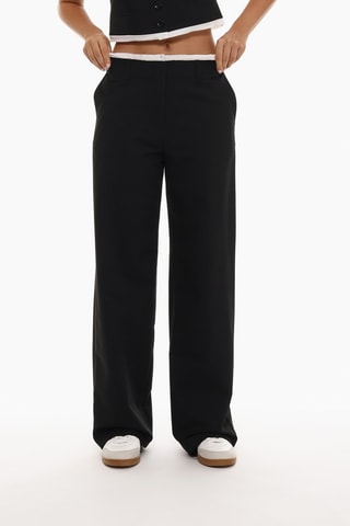 Pantalon droit - Noir