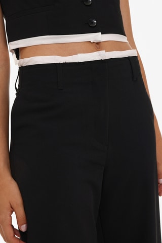 Pantalon droit - Noir