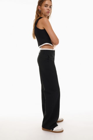 Pantalon droit - Noir