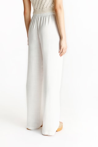 Pantalon wide legs - Blanc
