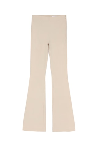 Pantalon flare - Beige