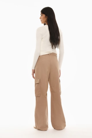 Pantalon cargo - Beige