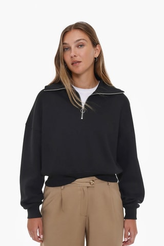 Pantalon wide legs taille haute - Marron clair