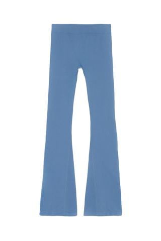 Pantalon taille haute - Bleu cobalt
