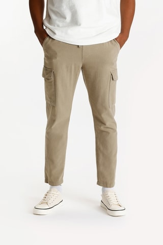 Pantalon cargo - Beige