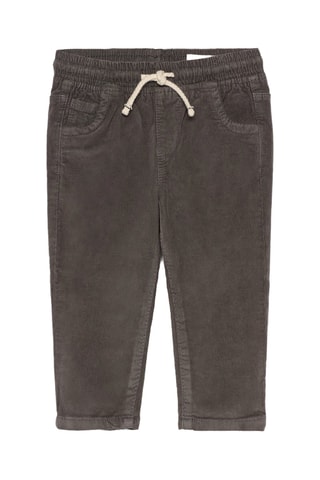 Pantalon en velours - Gris foncé