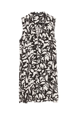 Robe chemise - Noir et blanc