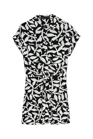 Robe chemise - Noir et blanc